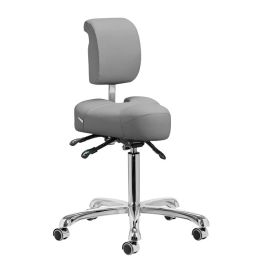 Rollhocker, Hocker Stine, grau