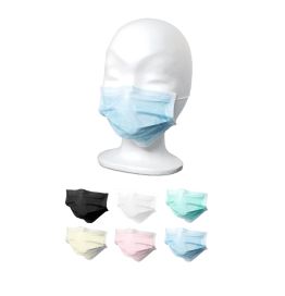 Mundschutz 3-lagig, 50 Stk, verschiedene Farben 