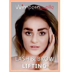 Wimpernlifting LASH & BROW Poster A2 Wimpernwelle