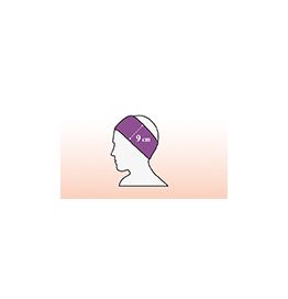 Stirnband Maxi VELOUR 5 Stk, 8 verschiedene Farben