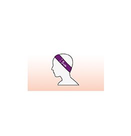 Stirnband Standard VELOUR 5 Stk, 8 verschiedene Farben